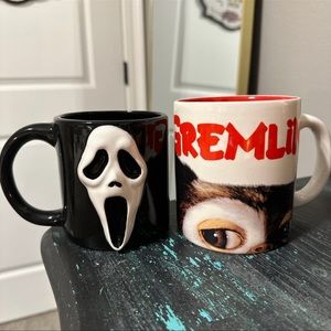 Ghost Face and Gizmo coffee mug